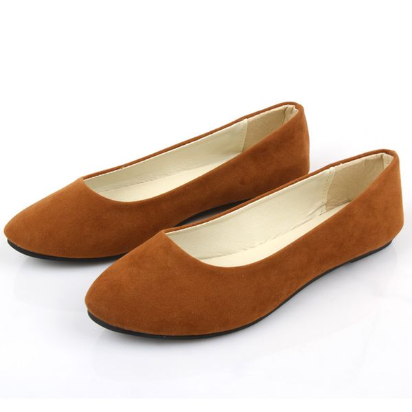 

flats women nice women fashion spring ladies pointed toe flat ballet flock shallow shoes loafers slip on casual shoes for, Black