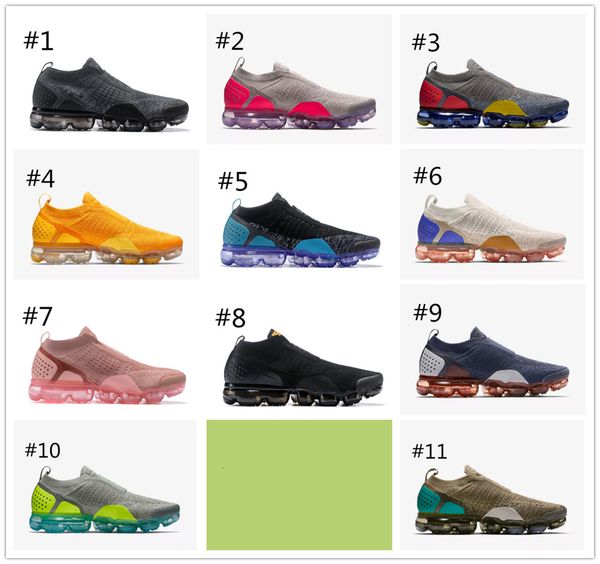 

2019 2 36 45 releasing mens laceless multicolor triple black running for women moc sneakers sports trainers racer shoe- outdoor shoes