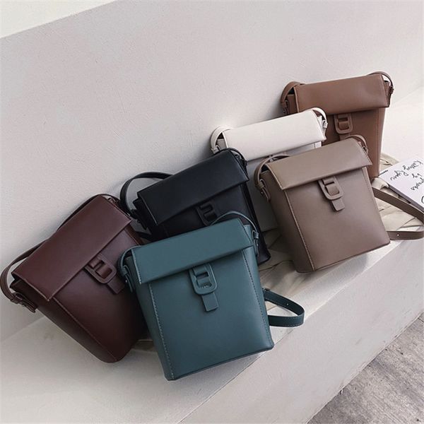 

original design bag for women 2020 fashion new design simple shoulder messenger bag vintage bucket