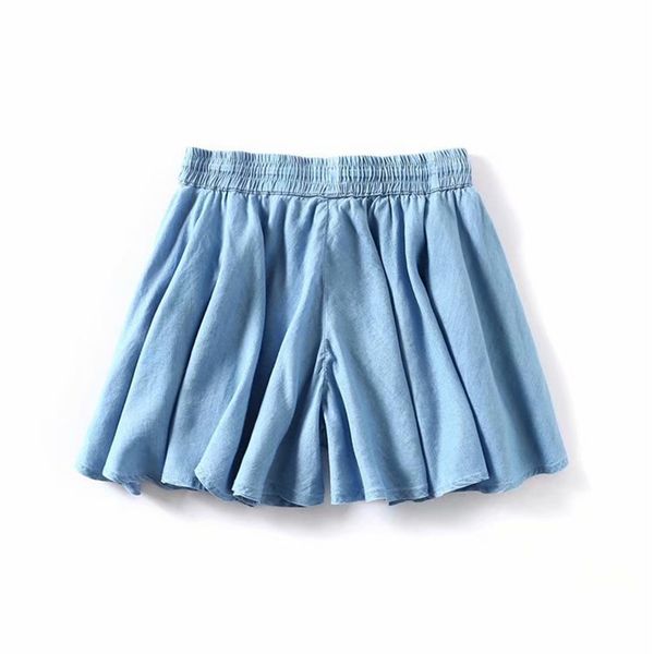 

2020 lady denim blue sweet yf cute culottes 890, White;black