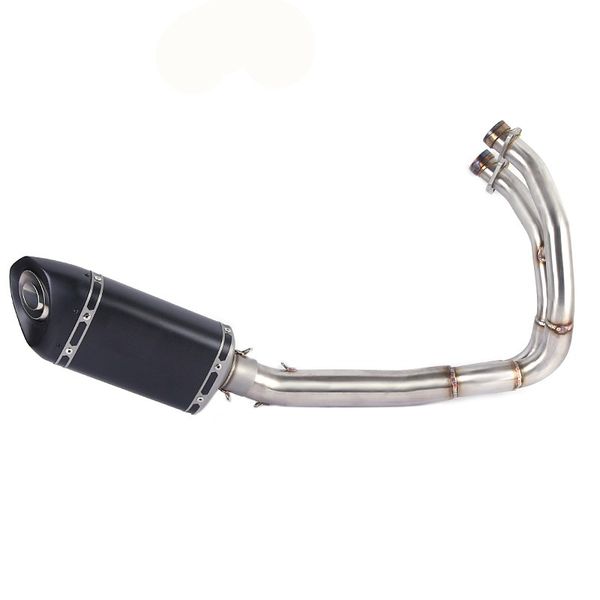 

full system slip-on for er6n er6f ninja650r 2012-2016 ninja650 z650 motorcycle full exhaust muffler middle link pipe