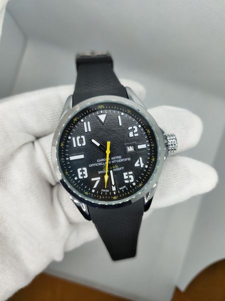 

2019 new luxury watch ring designer men's automatic movement watch leather movement wind wristwatch, Slivery;brown