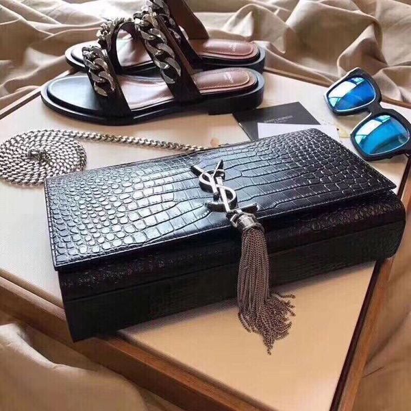 

ysl sheepskin caviar metal chain gold and silver leather flap shoulder bag