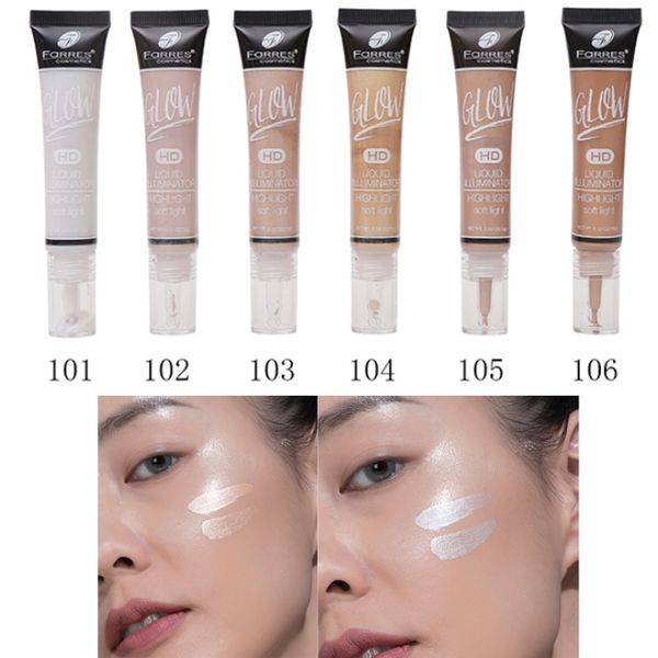 

new makeup eye highlight brightening makeup 24k rose gold repairing fluid high light 3d facial concealer