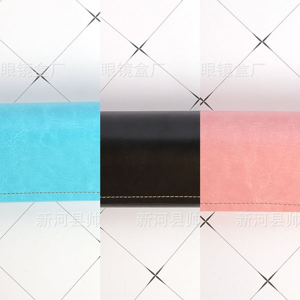

2020 case sun case sunglasses box pu leather students myopia optical glasses box