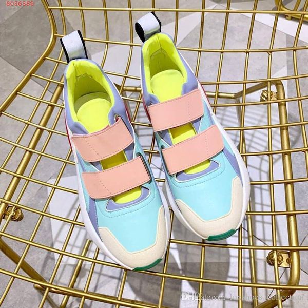 

2019 latest color matching women sneaker with neoprene grosgrain ribbon, designer lady wrap-around rubber sole casual shoes, Black