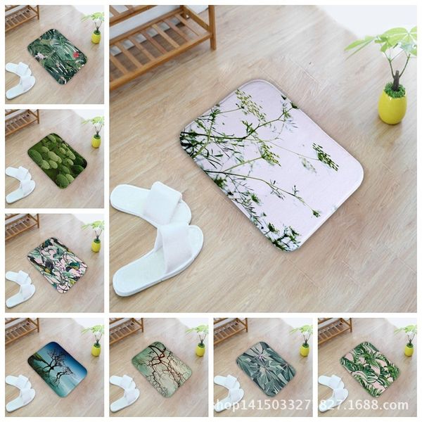 

delicious originality red wine pattern home furnishing bedroom in front of the door non-slip land pad carpet mixed batch