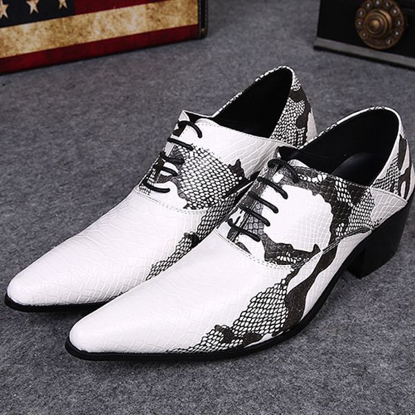 

autumn and winter new brock carved england men's leather shoes low-lace-up embossed men's shoes, Black