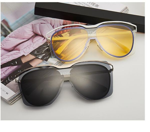 

высокое качество мужчины женщины роскошные дизайнерские солнцезащитные очки мода классический ретро солнцезащитные очки личность металлическ, White;black