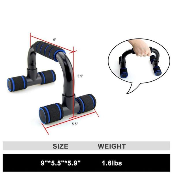 

2 pcs i-shaped push-ups fitness push up bar push-ups stands bars for building chest muscles home or gym exercise training