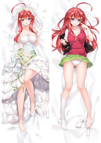 Decorative Anime Go Toubun No Hanayome Dakimakura Hugs Pillow Case