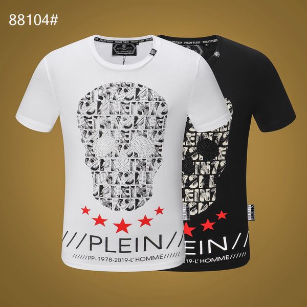 

Новая мода роскошный дизайнер мужской печати Филипп сплошной цвет с короткими ру