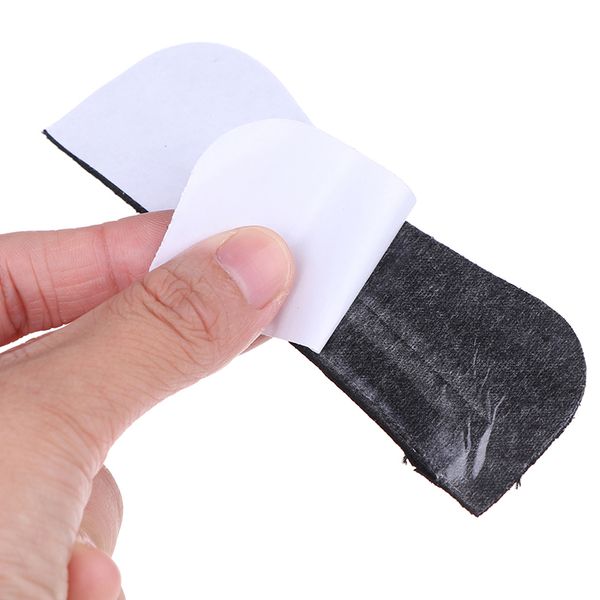 

2pcs practical sticky shoes back heel inserts insoles pads cushion liner grips braces & supports, Black
