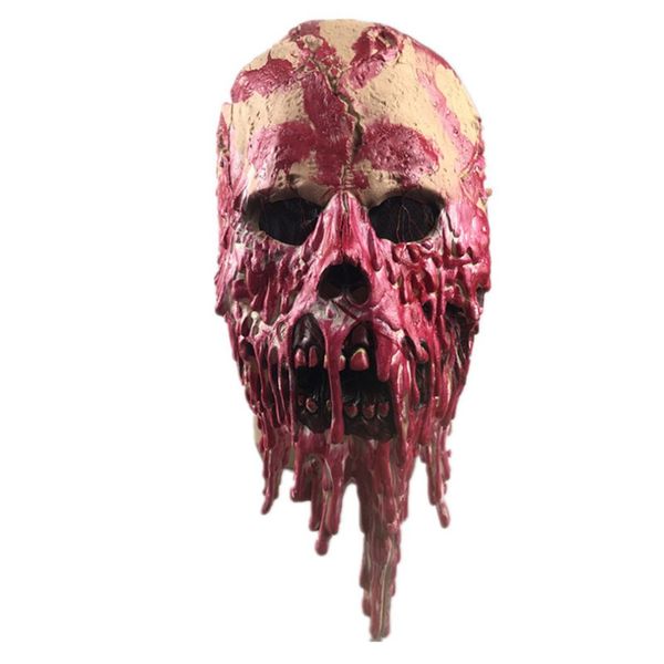 

haunted house dripping blood rot latex mask halloween scorpion ghost detective zombie zombie devil mask