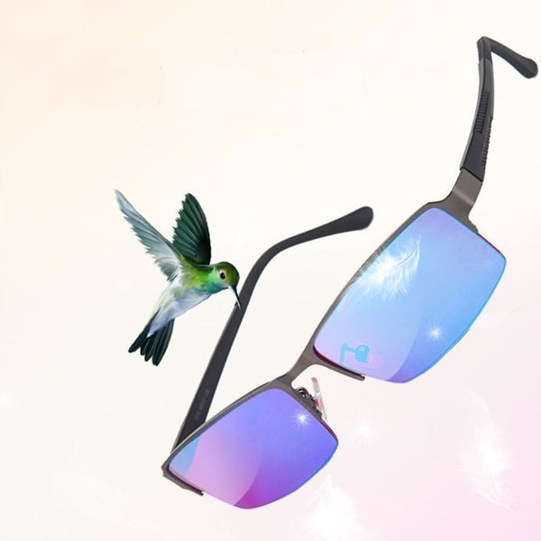 

glasses red green color blind corrective eyewear women men sunglasses colorblind driver's license mirror, White;black