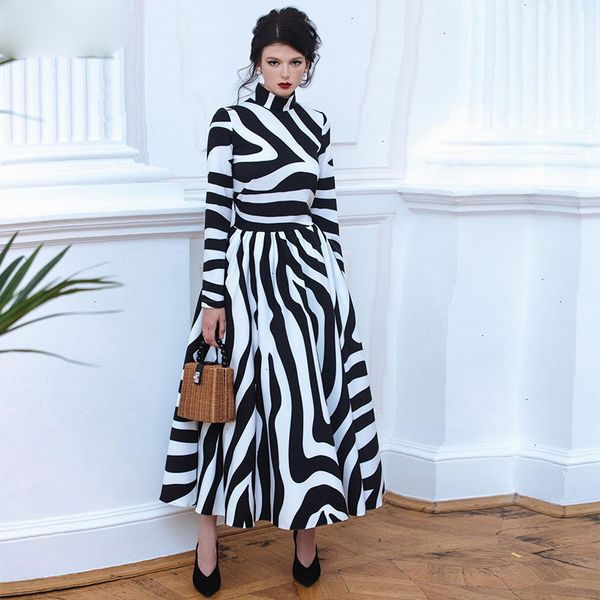 

long dress womens clothing 2019 autumn elegant women winter striped vintage animal print print female office dress bodycon party vestidos, Black;gray