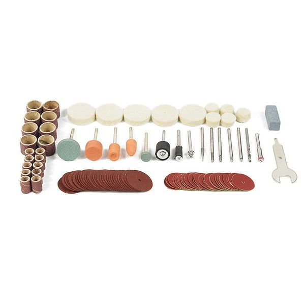 

105pcs rotary power tool cutting disc mandrels drill sanding band grinder polishing kit multifunction wood work repairing tool