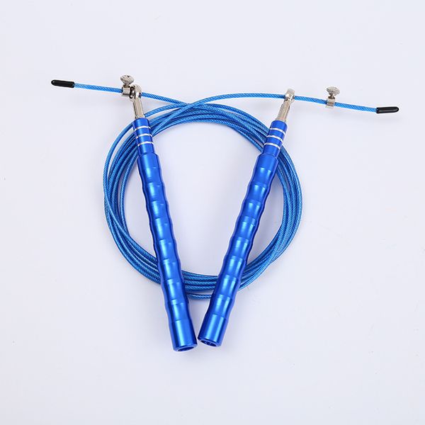 

new 2.8m aluminum jump skipping ropes adjustable training speed rope professional heavy jump workout sports fitness equipments