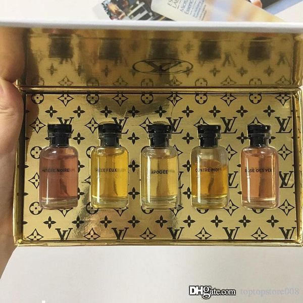 

парфюмерия Ароматы для женщин духи 10мл пять наборов свежий аромат долговечны вку
