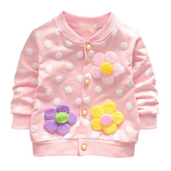 

toddler cardigan jacket zipper floral print coat for kids autumn baby coat girls cotton clothes, Blue;gray