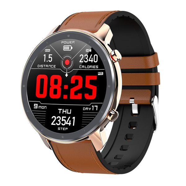 

winsun 2020 new ecg smart watch men 1.3 inch hd full touch screen ip68 waterproof heart rate monitor smartwatch 60 days standby