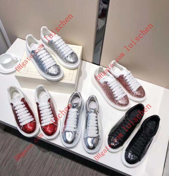 

brand classic platform designer sneakers men women fashion white leather low sports sneakers flat shoes 35-45 c1, Black