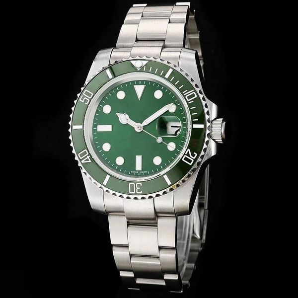 

very good orologio di luss clasp strap new automatic watch green watches 116610lv orologio automatico wristwatch orologi da uomo, Slivery;brown