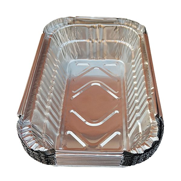 

10pcs/set disposable aluminum foil grill drip pans for bbq roasting 700ml
