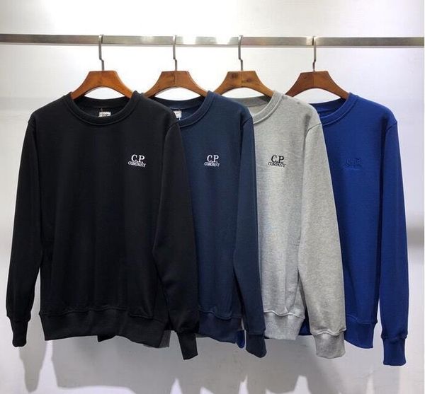 

italy tide brand cp. hoodies 2019 new small embroidery pullover brand hoodies casual street hoodies size s---xxl, Black