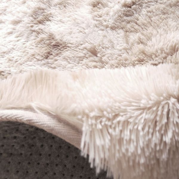 

fluffy rugs polyester fiber sofa carpet floor area rug 160x200cm tie-dyed multicolored home living room bedroom mat decoration