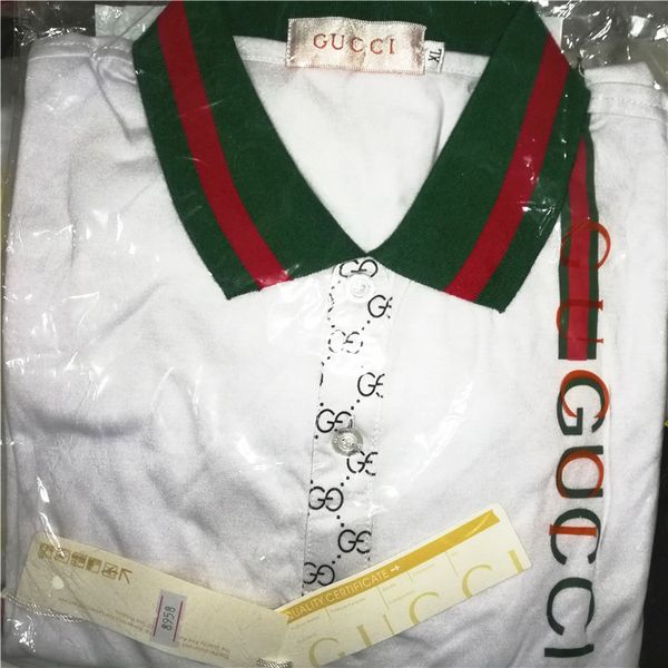 

Luxury brand male top cla ical polo hirt printing cotton hort leeve ca ual t hit for men pullover man tee lapel clothing