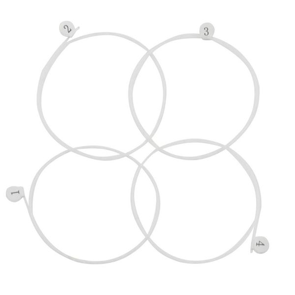 

1 set ukulele strings nylon clear