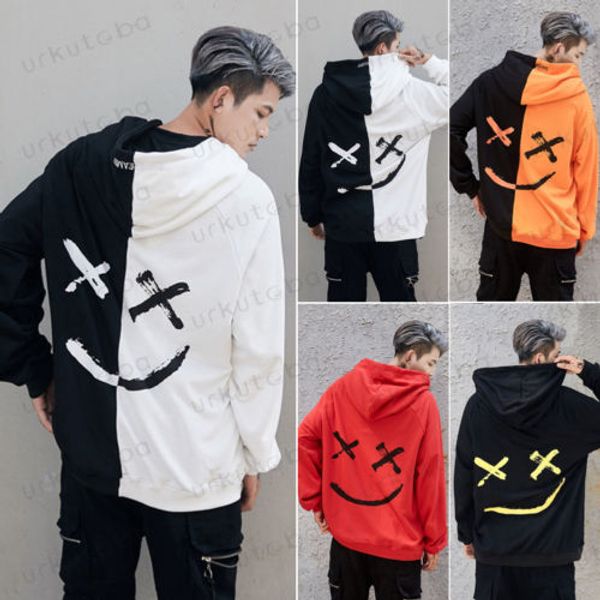 

2019 new fashion hoodies men hooded hoodie hoody pullover gym work sweatershirt jumper autumn outwear sweatshirts, Black