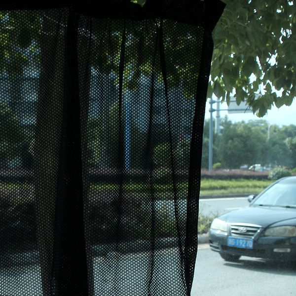 

2pcs 52cmx80cm car sun shade window sunshade drape visor valance curtain windshield sunshade adjustable foldable car styling
