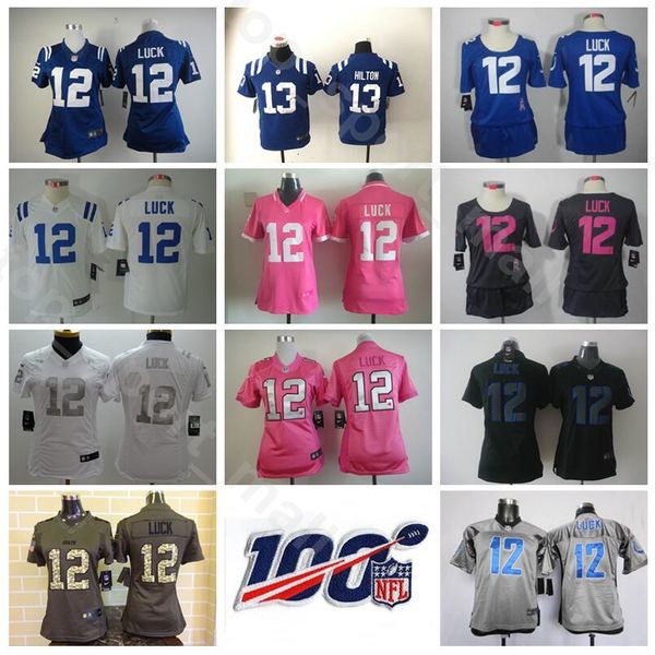pink andrew luck jersey
