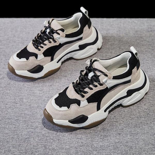 

2020 women casual sneaker black white split all-match fashion womens outdoor cloth shoes sneakers size 36-39