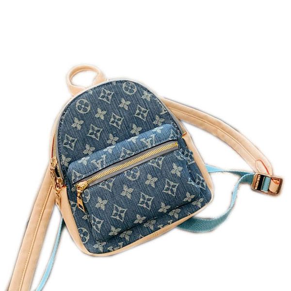 

backpack classic women handbag purse key bag fashion denim canvas bags size optional
