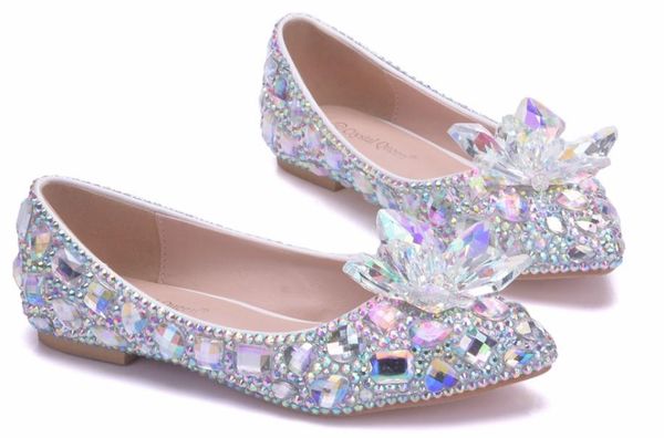 

2019 women's shoes in spring and autumn with new style flat bottom pointed end water drill@mm324, Black