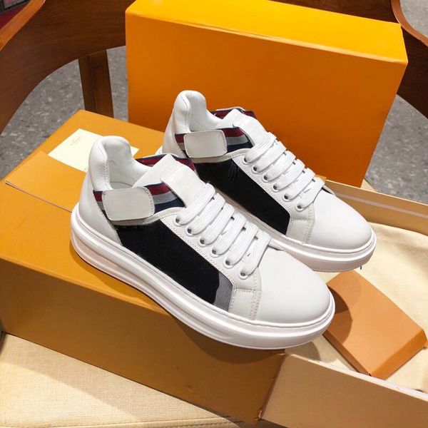 

men portable white chaussures casual fashionable joker women shoes classic printing flower dazzle colour lovers shoes, Black