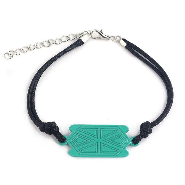 

new turtle charm bracelets women men anime cosplay jewelry bangles with rope chain green tortoise, Black
