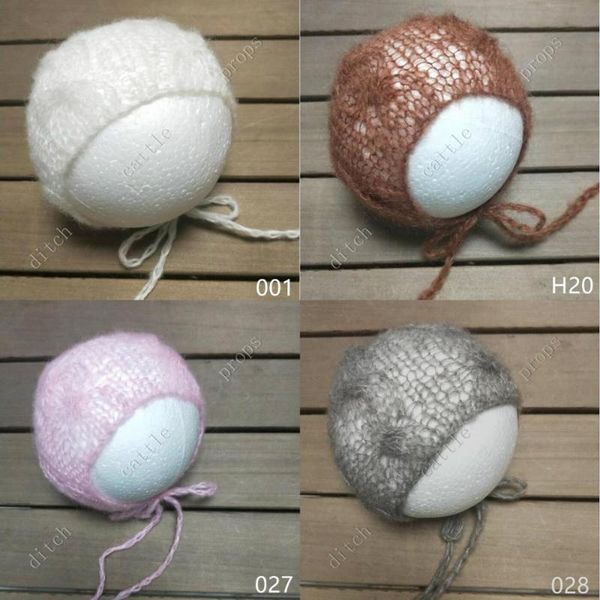 

mohair bonnet baby hats pgraphy props newborn pgraphy props cap, Yellow