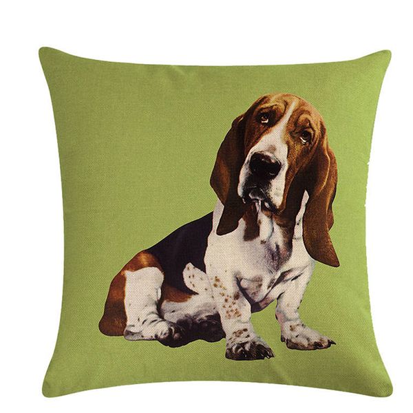 

new pillow case dog pattern series cushion cover home decor throw pillowcase sofa seat pillow covers 45 * 45cm