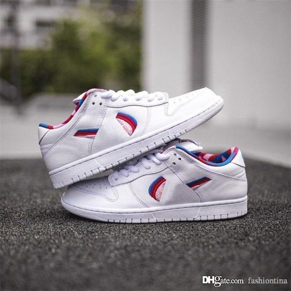 

2019 аутентичные parra x sb dunk low cn4504-100 повседневная обувь для скейтборда для мужчин и женщин спортивные кроссовки с оригинальной ко