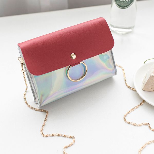 

laser crossbody bag for women chain mini shoulder bag circle small messenger womens handbags and purses evening clutch bags