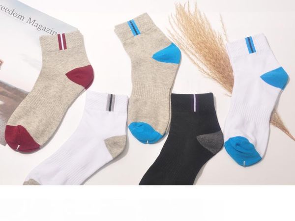 

summer new mens boat socks cotton white socks male soild mesh socks for all size clothing accessories for mal, Black