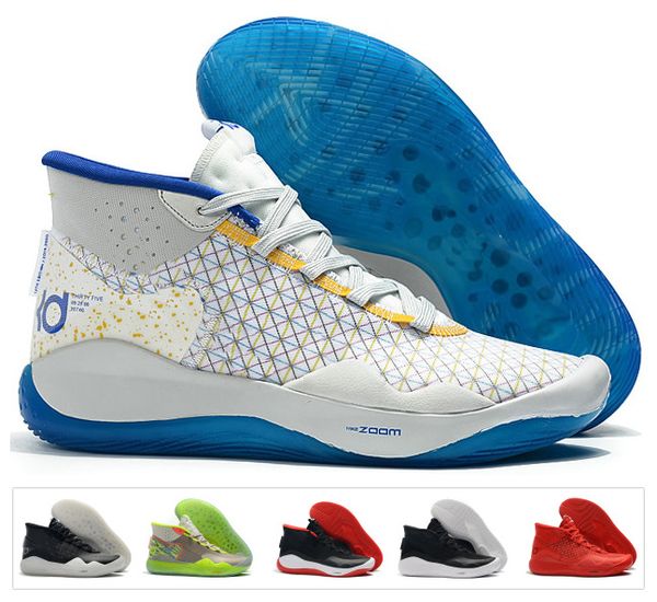 

2019 mvp kevin durant kd 12 11 anniversary university 12s 11s oreo men basketball shoes elite kd12 eybl multicolor sports trainers sneakers