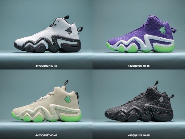 

2019 new basketball shoes glow in the dark kb crazy 8 j men shoes size40-45 4color