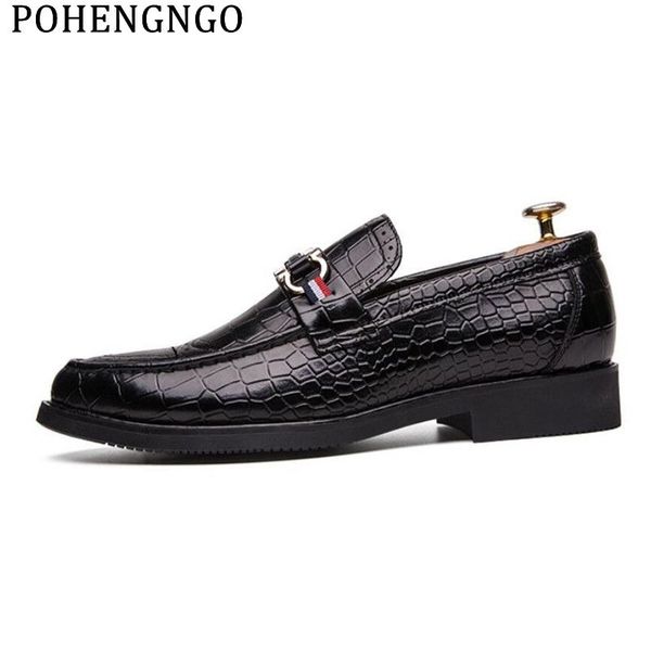 

new formal business luxury men oxford dress shoes fashion bullock party dance shoes italy office comfortable casual men, Black