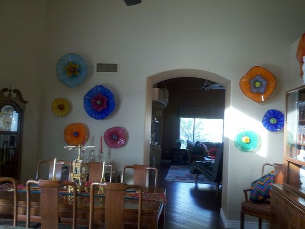 

hand blown hanging art creative glass wall plates blown glass art wall plates for l room decoration hand blown glass hanging wall plates