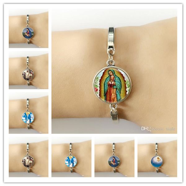 

notre dame de paris bracelet the virgin mary bracelet time gem alloy bracelet commemorative gift jewelry, Golden;silver